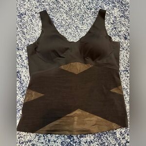 Honeylove 1X tank cami black shapewear
